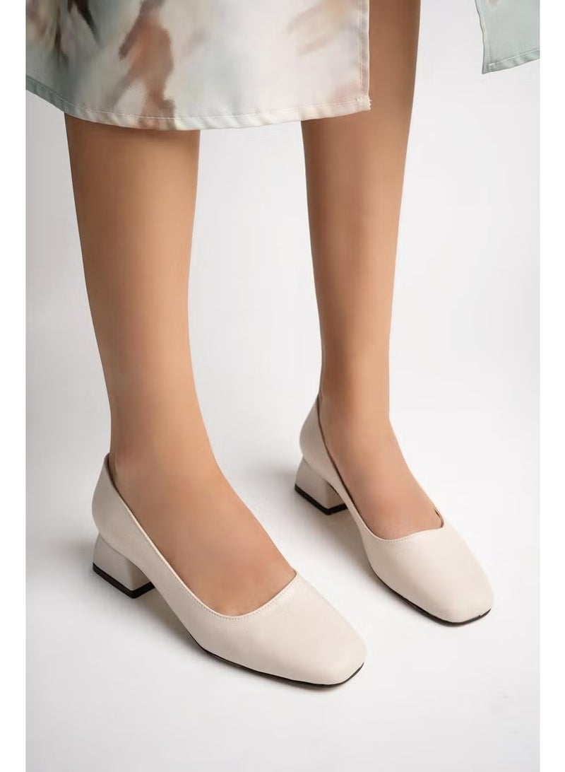 muggo Lilith Square Toe Low Heel Women's Casual Shoes - Image 1